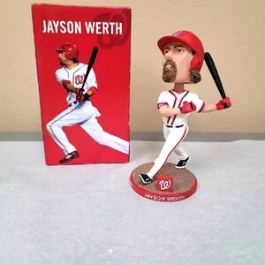 Bobblehead Jayson Werth. 8x3x3. In box.